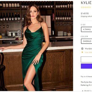 Jaus - Kylie Gown - Emerald